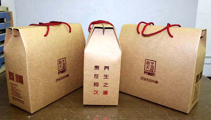 定制個性化禮盒包裝，助推五谷雜糧高大尚